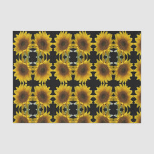 Seda Papel de tejido decorativo Girasol