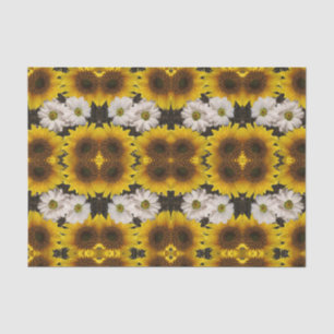 Seda Papel de tejido decorativo Girasol