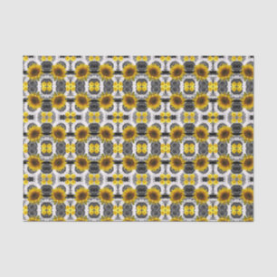 Seda Papel de tejido decorativo Girasol