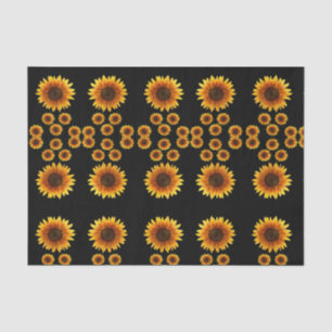 Seda Papel de tejido decorativo Girasol