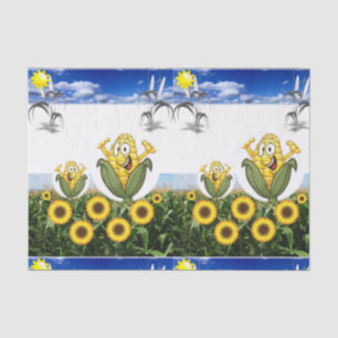 Seda Papel de tejido decorativo palomitas de maíz