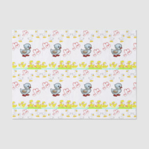 Seda Papel de tejido decorativo Pato