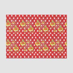 Seda Papel de tejido decorativo Pato