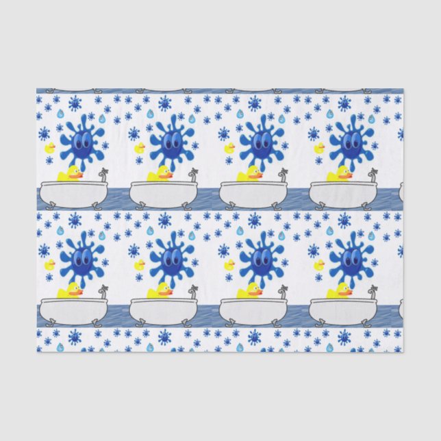 Seda Papel de tejido decorativo Pato (Anverso)