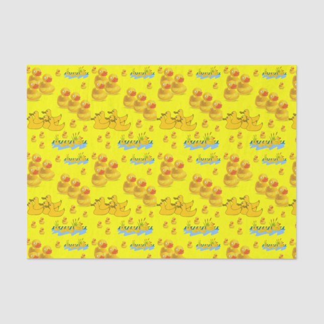 Seda Papel de tejido decorativo Pato (Anverso)