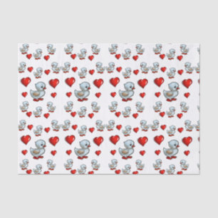 Seda Papel de tejido decorativo Pato