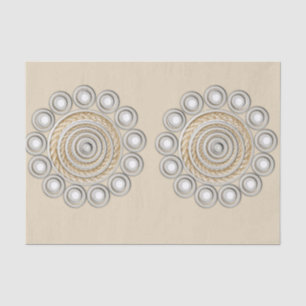 Seda Papel de tejido decorativo Rope