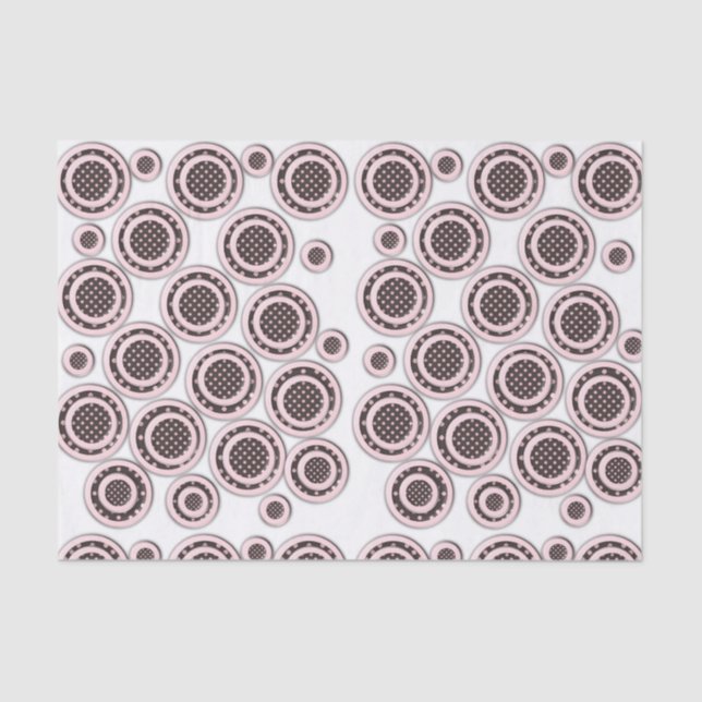 Seda Papel de tejido decorativo Rosa (Anverso)