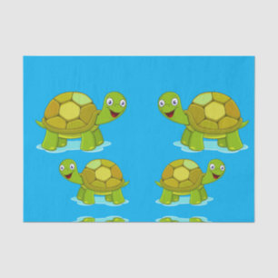 Seda Papel de tejido decorativo Tortugas
