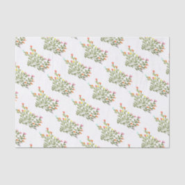 Seda papel de tejido del corazón bonito