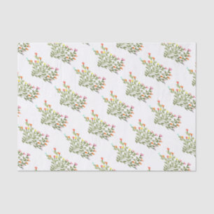 Seda papel de tejido del corazón bonito