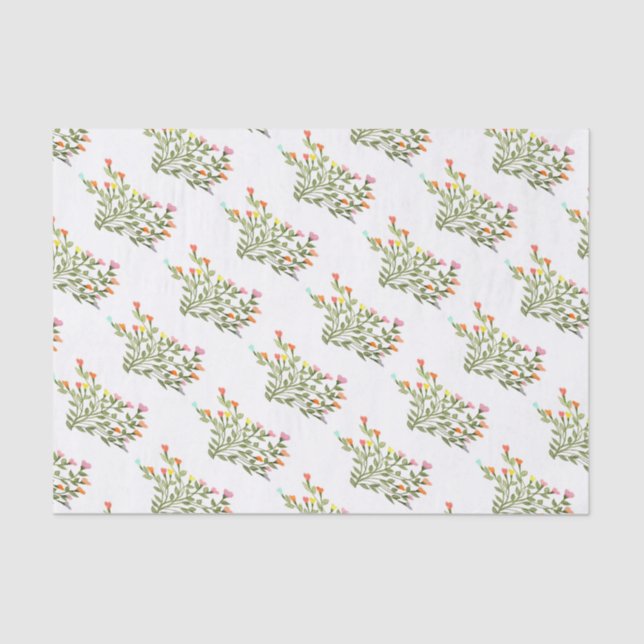 Seda papel de tejido del corazón bonito (Anverso)