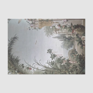 Seda Papel de tejido del jardín italiano