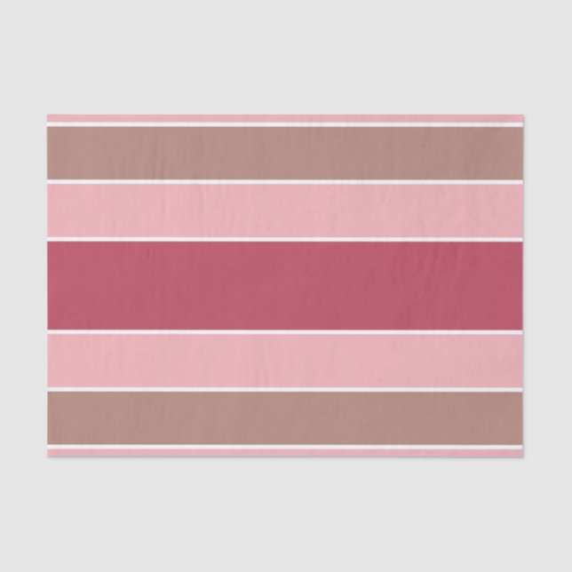 Seda Papel de tejido del patrón de rayas (Anverso)