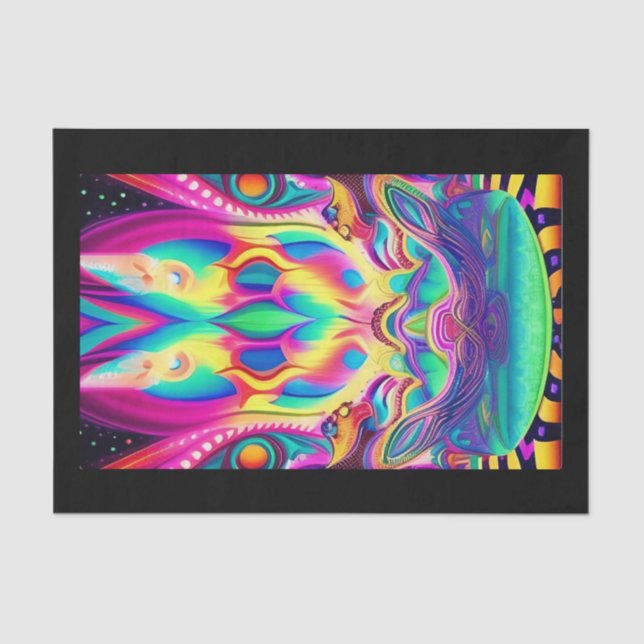 Seda papel de tejido del templo del búho (Anverso)