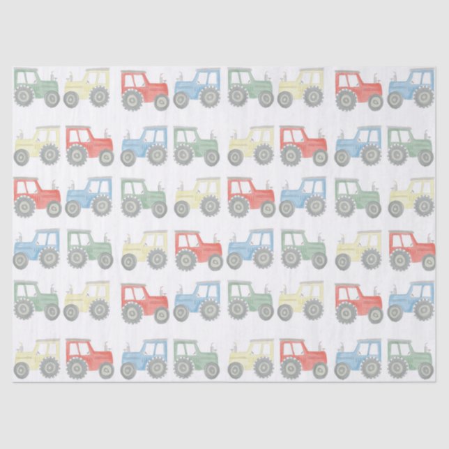 Seda Papel de tejido del tractor (Anverso)