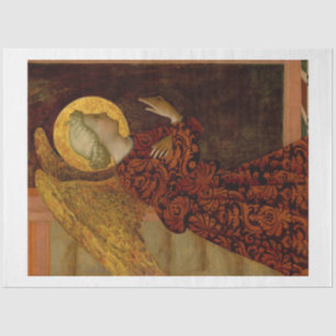 SEDA PAPEL DE TEJIDO : EL ANGEL GABRIEL : 1435