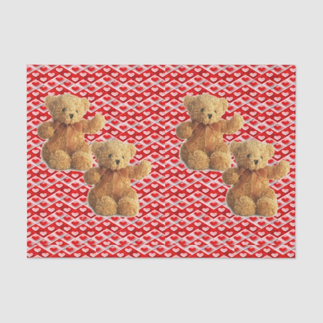 Seda Papel De Tejido el día de San Valentín (Anverso)