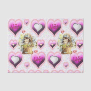 Seda Papel De Tejido el día de San Valentín