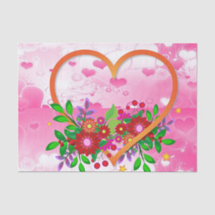 Seda Papel De Tejido el día de San Valentín
