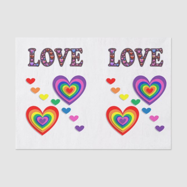 Seda Papel De Tejido el día de San Valentín (Anverso)