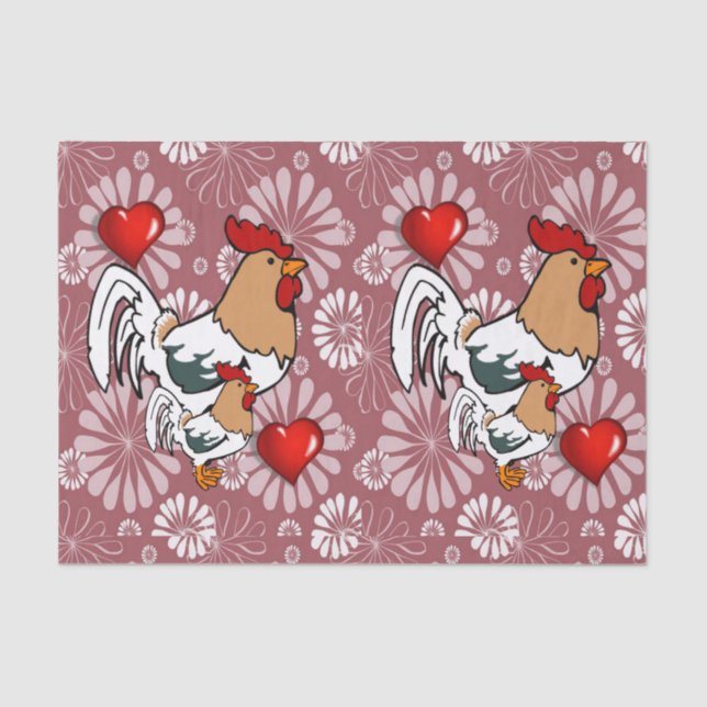 Seda Papel De Tejido el día de San Valentín (Anverso)