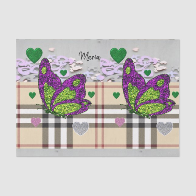 Seda Papel De Tejido el día de San Valentín (Anverso)