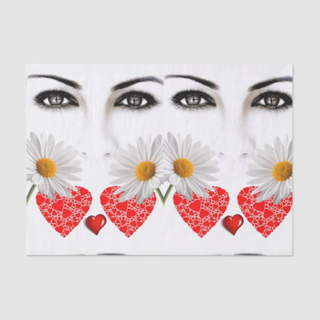 Seda Papel De Tejido el día de San Valentín (Anverso)