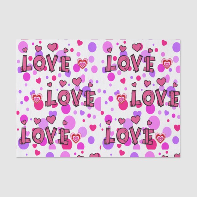 Seda Papel De Tejido el día de San Valentín (Anverso)