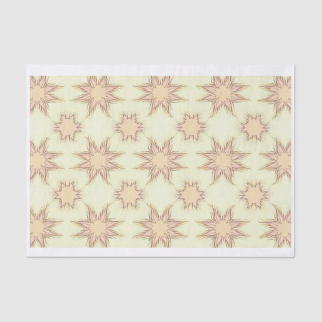 Seda Papel de tejido en forma de estrella (Anverso)