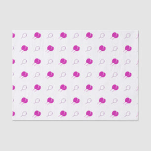 Seda Papel de tejido en globo rosa