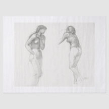 PAPEL DE TEJIDO: ESTUDIO FEMENINO : EDWARD BURNE J