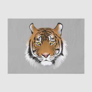 Seda Papel de tejido facial del tigre