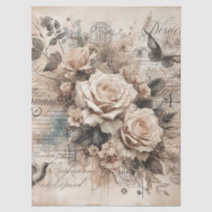Seda Papel De Tejido Floral De Decoraciones Inspiradas