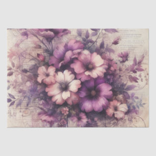 Seda Papel De Tejido Floral De Decoraciones Inspiradas 