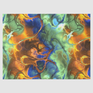Seda papel de tejido fractal espacial