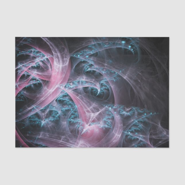 Seda papel de tejido fractal espacial (Anverso)