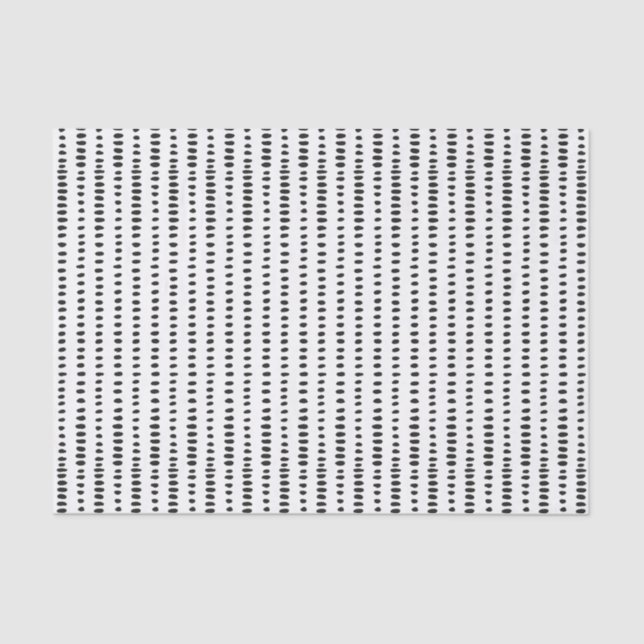 Seda Papel de Tejido Funky, Black & White Resumen (Anverso)