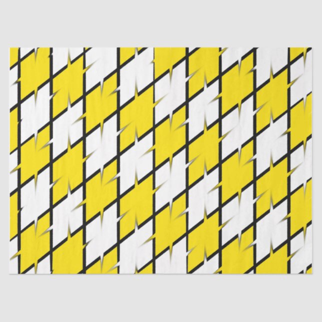 Seda Papel de tejido geométrico (Anverso)