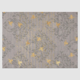 Seda Papel de Tejido Gold Bee and Scrooupage