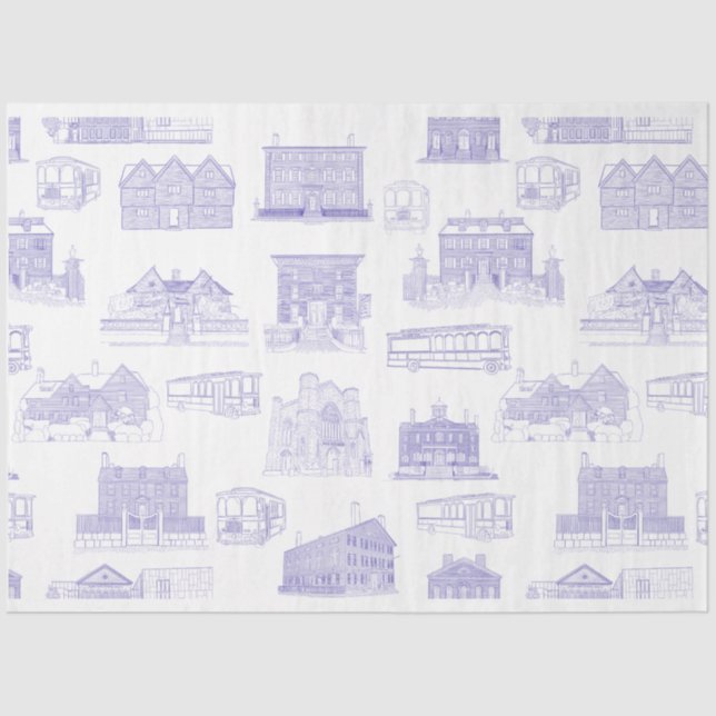 Seda Papel de Tejido Histórico de MAMÁES Salem (Anverso)