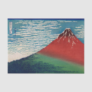 Seda Papel de Tejido IMPRESO DE WOODBLOCK DE HOKUSAI