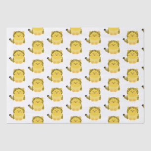 Seda Papel de tejido leopardo al estilo kawaii