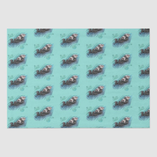 Seda Papel de tejido marino (Anverso)