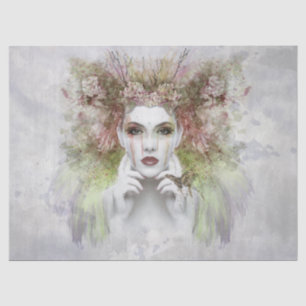 Seda papel de tejido natural de madre