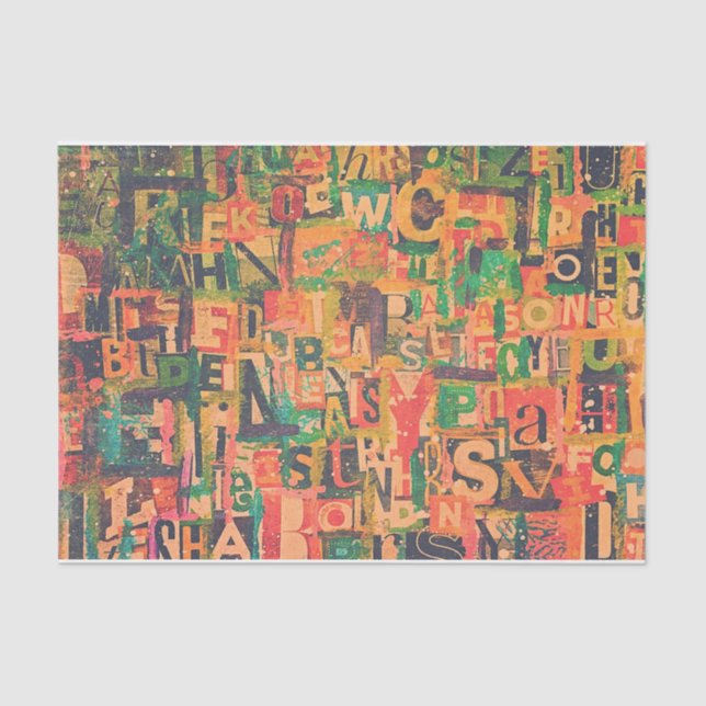 Seda Papel de tejido o descomposición de color (Anverso)