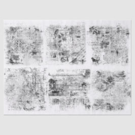 Seda Papel de Tejido o Descomposición de Efema Vintado