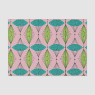 Seda Papel de tejido Ogeo Rosa Atómico y Starburst