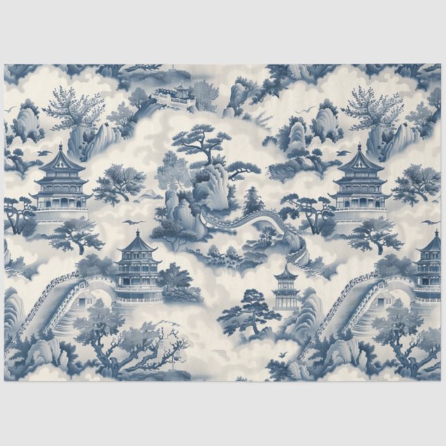 Seda Papel de tejido oriental (Anverso)