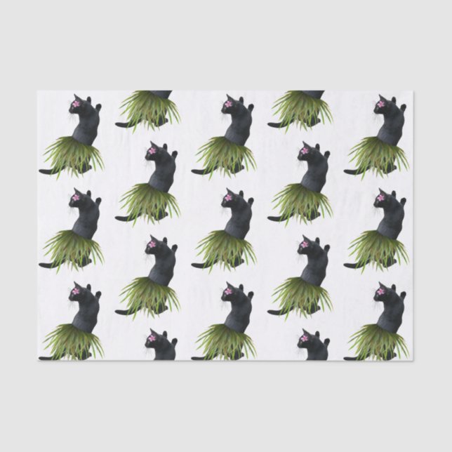 Seda Papel de tejido para gato Hula (Anverso)